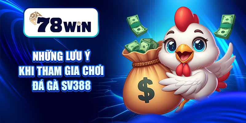 Những lưu ý khi tham gia chơi đá gà Sv388